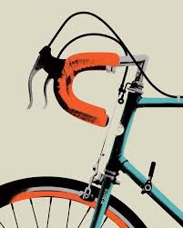 Bike Portrait 2 Kunstdruck Fahrrad Poster Fahrrad Kunst Fahrradkunst