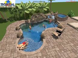 Tropical Pools And Pavers Professional 3d Pool Design Freeform Pool Designs Swimming Pool Designs Pool Designs
