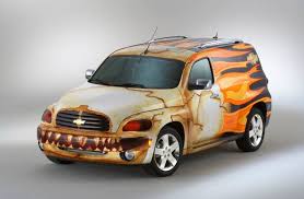 New York Auto Show: Art school students wrap-up the Chevy HHR