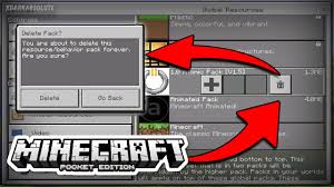 It assumes all variables have been setup correctly for the animation to run. How To Remove Resource Texture Behavior Packs In Minecraft Pe For Ios Android Youtube