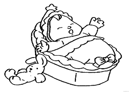 How to draw baby crib and coloring pages for kids, children, babies , girls and boys əl ilə nece şəkillər çəkilir və necə rənglənir videoları paylaşılır. Baby Coloring Pages Sleeping In Crib Coloring4free Coloring4free Com