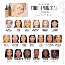 2 Younique Mineral Touch Liquid Foundation Boutique