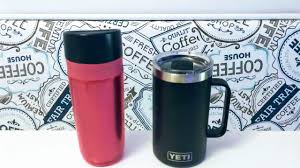 20oz coffee mug cup handle. New Yeti 24 Oz Rambler Mug Comparison With Regular Mug Youtube