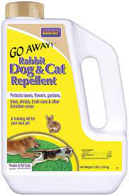 Dog repellent plants include common rue, chili peppers, citrus trees, lemongrass (citronella), garlic barriers and dog repellents. Amazon Com Bonide Bnd871 Go Away Rabbit Dog Cat Repellent Outdoor Animal Repellent Granules 3 Lb Rodent Repellents Garden Outdoor
