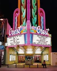 Retro Cinema Architecture Crest Theater In Sacramento Ca By Photographer Stefanie Klavens Vintage Movie Theater Historic Theater Movie Marquee