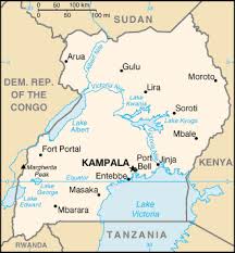 Uganda has a latitude of 1.3733° n, and a longitude of 32.2903° e. Geographyiq World Atlas Africa Map Of Uganda