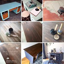 I bought two containers of chalk paint powder and a container of the clear wax. Quick And Easy Faux Stain With Bb Frosch Chalk Paint Whipperberry