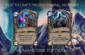Best hearthstone decks to play right now. Curious What Legendary To Craft Hearthstone Top Decks Facebook