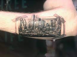 Dallas texas silhouette city skyline digital 8 x | etsy. Dallas Skyline Tattoo