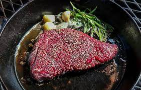 Elk Steaks How To Cook Elk Steaks In Cast Iron On The Grill Recipe Elk Steak Venison Recipes Cast Iron Steak Oven