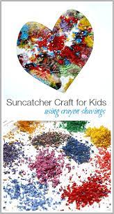 Art activities are a great way for kids to develop their motor skills, use their imagination, and express their creativity. Suncatcher Craft For Kids Using Crayon Shavings Buggy And Buddy