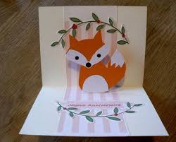 Comment Faire Une Carte Pop Up Anniversaire Petit Renard Le Blog De Pomm Rose Diy Carte Anniversaire Faire Une Carte Carte
