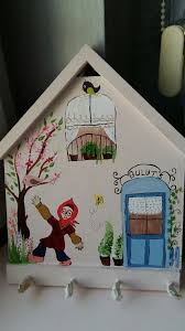 Ahsap Boyama Anahtarlik Anahtarlik Tig Isleri Kece