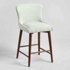 Duhome elegant lifestyle bar stools set of 2 with back modern tech fabric adjustable hydraulic swivel barstools square counter height stool. Counter Stools And Bar Stools World Market
