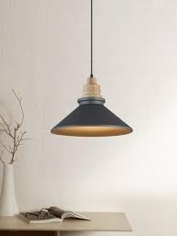 Arnel Black Scandinavian Pendant Lamp Buy Hanging Lights Online India Inspired Pendent Lights Kitchen Scandinavian Pendant Lighting Wooden Pendant Lighting