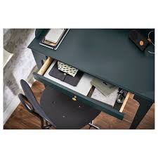 Pin By Freda On Einrichtungsideen In 2021 Dark Blue Green Green Desk Ikea