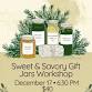 Sweet & Savory Gift Jars Workshop event image