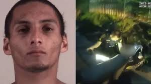 Terrifying footage shows cop clinging to ROOF of speeding car as callous  criminal flees