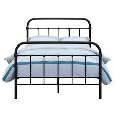 bed anne mat antraciet 140x200 cm bed bedkader metalen bedframe