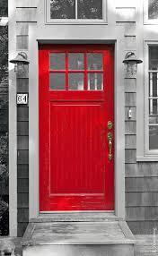 Cape Cod Red Red Front Door Red Door Doors