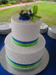 Cassie G G Lewin Karen Darling Space Stuff Blog Massey Green Wedding Cake Lime Green Weddings Wedding Cakes Blue
