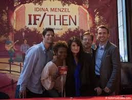 Idina Menzel Anthony Rapp James Snider Lachance Tom Kitt At The If Then Cast Album Signing In Nyc 12th June 2014 Ht Idina Menzel Musicals Defying Gravity