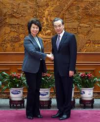 Secretary of transportation and u. Wang Yi Meets At Request With Secretary Of Transportation Elaine Chao Of The Us