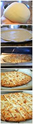 Fail Proof Pizza Dough And Cheesy Garlic Bread Sticks Receta Food Pinterest Pan De Ajo Con Queso Recetas De Pizza Y Recetas