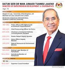 Haji wan junaidi tuanku jaafar (born 1 february 1946) is a malaysian politician. Bernama Infographics Datuk Seri Dr Wan Junaidi Facebook