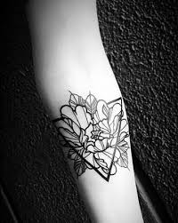 Geometric Flower Tattoo Design Geometric Tattoo Geometric Flower Tattoo Small Geometric Tattoo