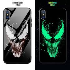 Glow In The Dark Iphone Case Marvel Venom Mobile Phone Cover