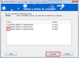 Centro de descargas para los productos de konica minolta. Pc Fax