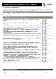 Building inspection template home checklist inspirational report. 12 Equipment Checklist Examples Pdf Word Examples