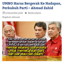 #pwtc sidang media oleh presiden umno yang baharu, datuk seri dr ahmad zahid hamidi di menara dato' onn, pwtc.#bhtv#metrotv#nsttv. Pahangkini Tun M Suruh Presiden Umno Tutup Umno