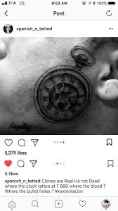 Feliz es un hombre que vive en paz y contento. Xxx On Twitter Where Is The Tattoo Of The Clock Where Is The Blood