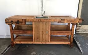 Kitchenart Clean Spultisch Aus Alter Hobelbank 2 Hobelbank Spultisch Bank