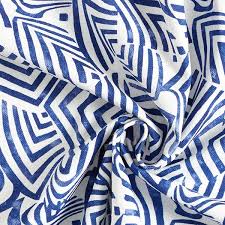 Maybe you would like to learn more about one of these? Mobelstoff Grafisch Blau Weiss Muster Mobelstoffe Stoffe De