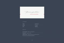 Vcards are electronic business cards that can be stored in your email. Vcard Websites 15 Tips To Make Yours Stand Out Design Shack
