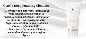 Hasil carian imej untuk nutriwhite cleanser