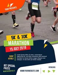 Marathon Flyer Template Event Flyer Templates Workout Posters Event Flyer