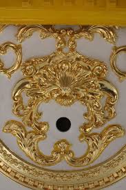 Gilding With Gold Leaf Decor Elements Gold Leaf Gilding Gold Leaf Decor Gypsum Decoration Interior Ceiling Design
