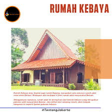 Rumah adat kebaya merupakan rumah adat yang berasal dari provinsi dki jakarta. Apaapajakarta Apaapajakarta Twitter