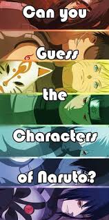 Can You Guess The Characters Of Naruto Naruto Guess The Anime Naruto Quiz
