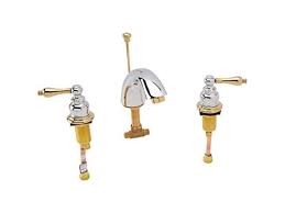 What is kingston brass water supply line adapter? Kingston Brass Kb974al Victorian Widespread Lavatory Faucet With Metal Lever Handle Polished Chrome And Polished Brass Newegg Com