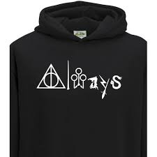 Together, they make one the master of death. Zhao Lulu Featured High Quality Products Harry Potter Deathly Hallows Always Wizard Hogwarts Gryffindor 1400 Hoodie Pullover Shopee Thailand