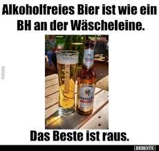 Alkoholfreies Bier Ist Wie Ein Bh An Der Wascheleine Alkoholfreies Bier Bier Lustig Alkoholfrei