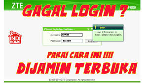 Open your web browser (e.g. Gagal Login Di Modem Zte F609 Password Admin Zte F609 V3 Terbaru 2020 Login Full Administator Youtube