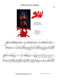 Envia M Un Angel Sau Partituras Letras Y Acordes Piano Partituras