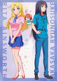 Rita Ainsworth And Akasaka Ryunosuke Cute Couple Comics Pets Anime