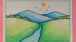 Gambar untuk diwarnai pemandangan hutan sungai pemandangan kumpulan gambar pemandangan alam yang mudah untuk digambar flickr 15 gambar sketsa pemandangan pantai. Cara Menggambar Pemandangan Gunung Mudah Sekali How To Draw Easy Scenery Youtube Pemandangan Gambar Kartun Wallpaper Gadis Cantik